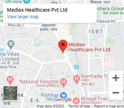 Mediex Healthcare PVT. LTD. - Google Map